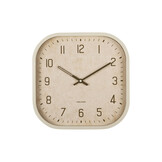 Karlsson - Wall Clock Elemental Cuadrado - Wit - Ø30cm
