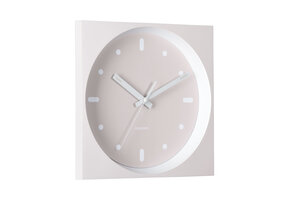 Karlsson - Wall Clock Incesante Square - Grijs - Ø25cm
