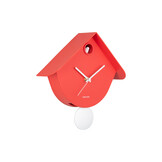 Karlsson - Wall Clock Retro Cuckoo - Rood - Øcm
