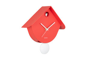 Karlsson - Wall Clock Retro Cuckoo - Rood - Øcm