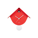 Karlsson - Wall Clock Retro Cuckoo - Rood - Øcm