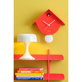 Karlsson - Wall Clock Retro Cuckoo - Rood - Øcm