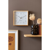 Karlsson - Wall Clock Neat Cuadrado - Wit - Øcm