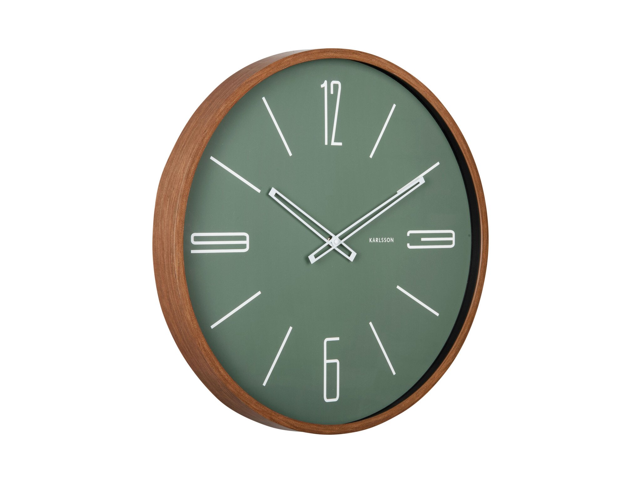 Karlsson - Wall Clock Marcado Large - Groen - Ø50,8cm