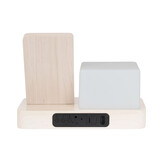 Karlsson - Wekker Retro w. Night Light LED - Wit - 11,5x15,4x20 cm