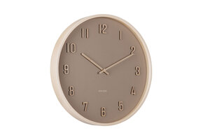 Karlsson - Wall Clock Nervadura - Bruin - Ø40,8cm