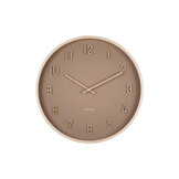 Karlsson - Wall Clock Nervadura - Bruin - Ø40,8cm