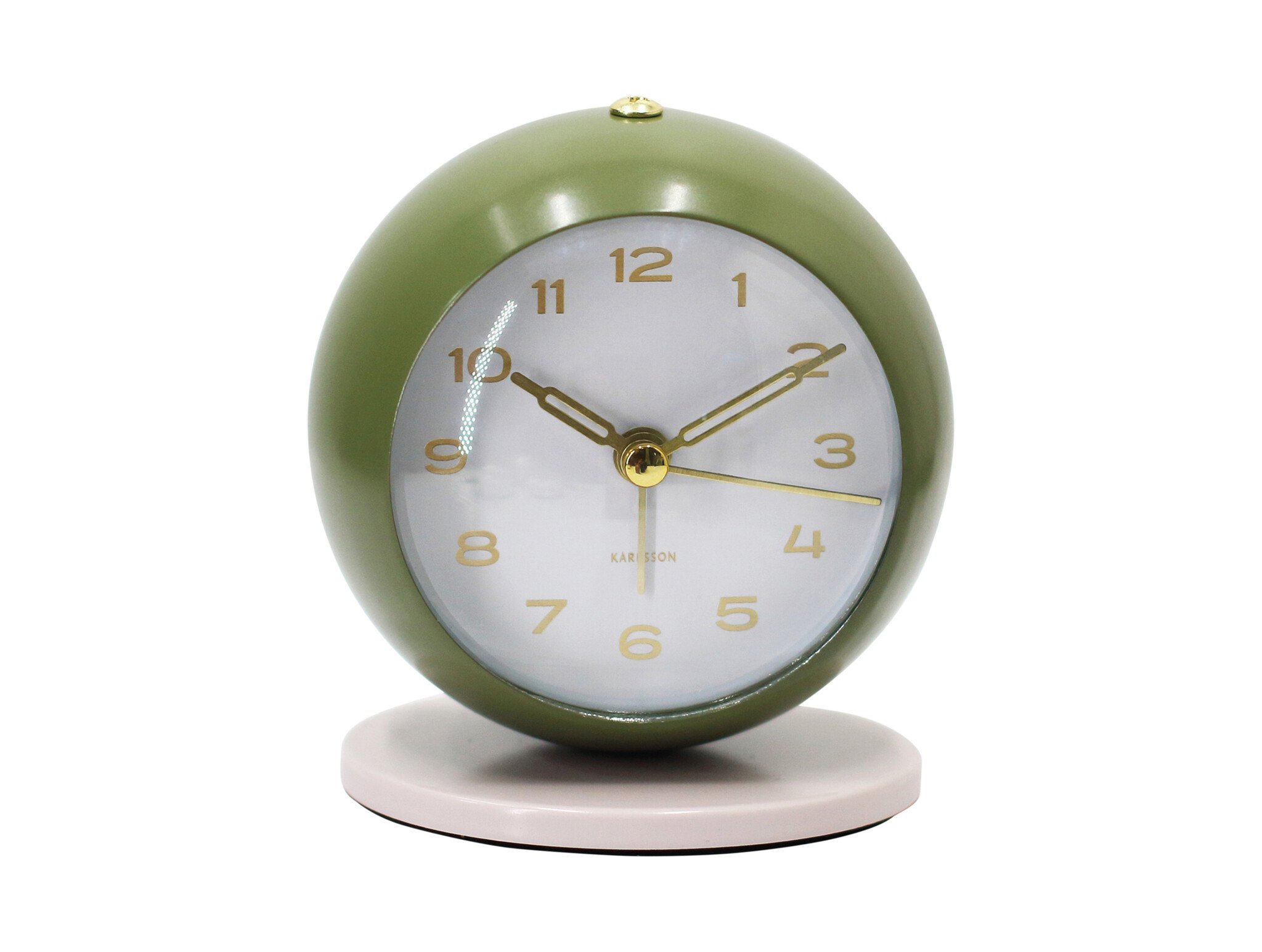 Karlsson - Wekker Reina - Groen - 8x8x10 cm