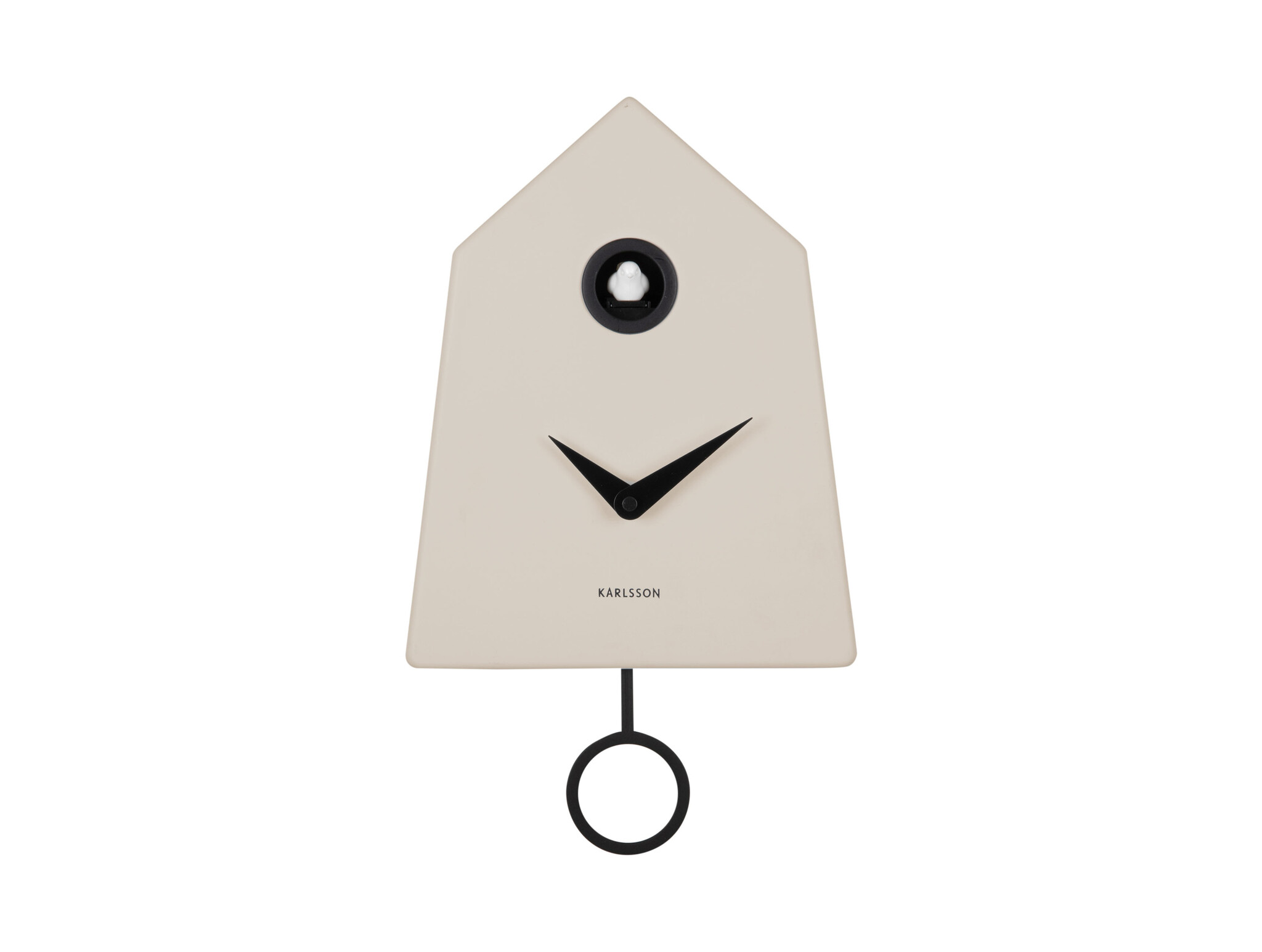 Karlsson - Wall Clock Grafico Cuckoo - Grijs - Øcm