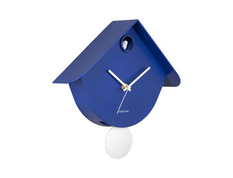 Karlsson - Wall Clock Retro Cuckoo - Blauw - Øcm