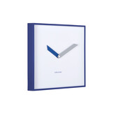 Karlsson - Wall Clock Cool Retro Cuadrado - Blauw - Øcm