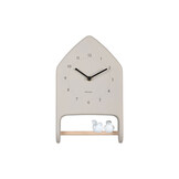 Karlsson - Wall Clock Love Birds - Grijs - Øcm