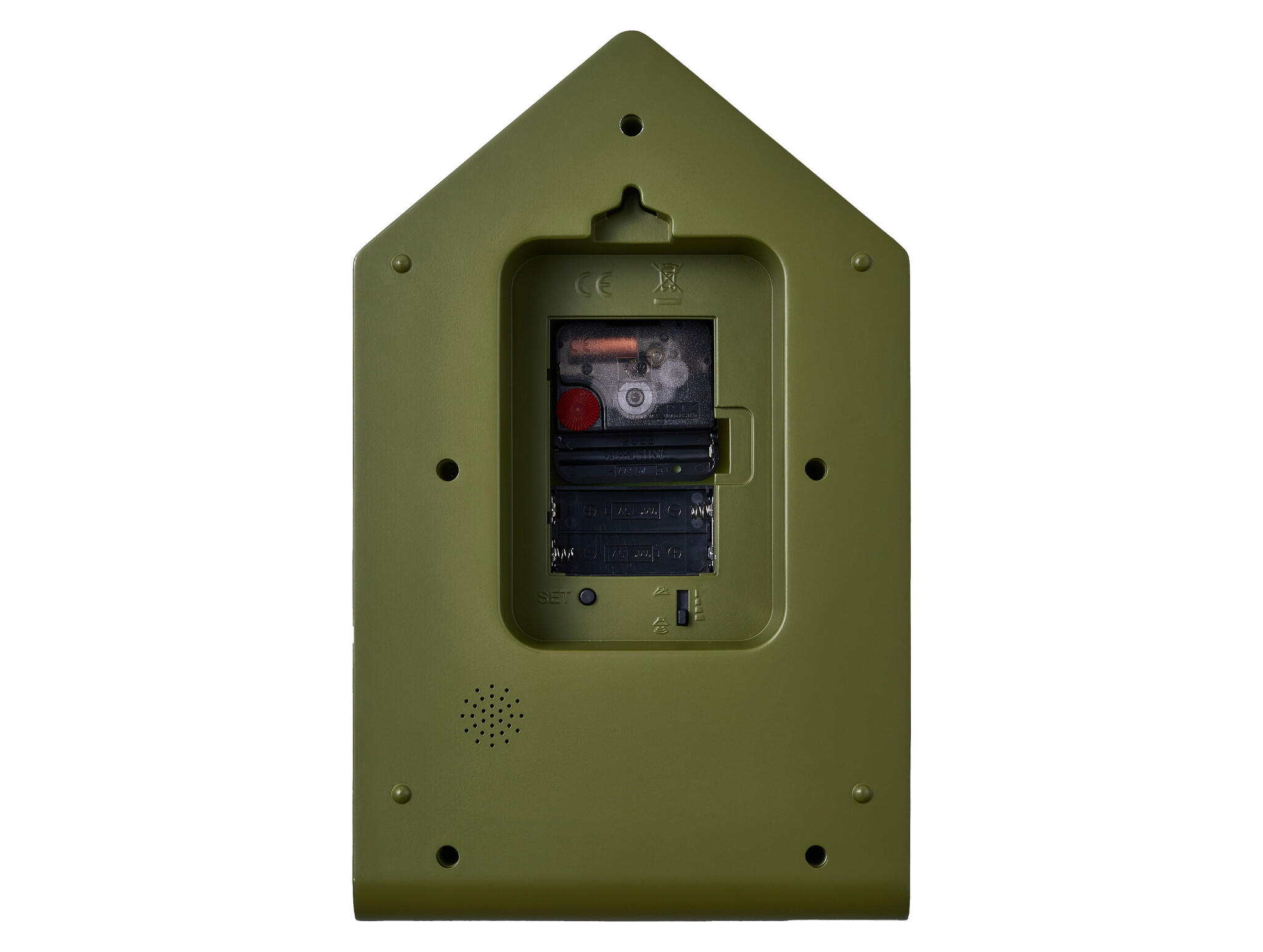 Karlsson - Wall Clock Fino Cuckoo - Groen - Øcm