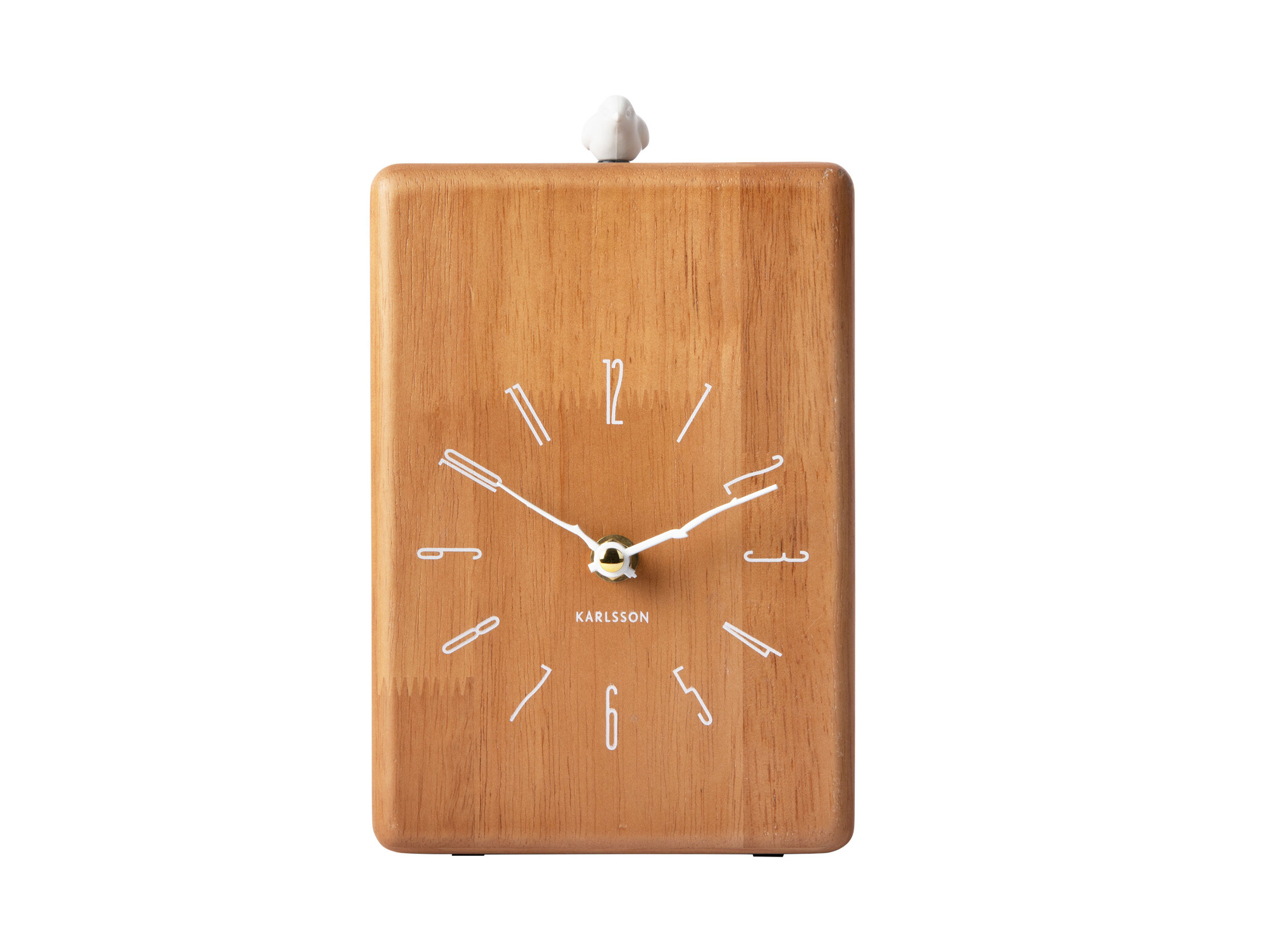 Karlsson - Wall/Table Clock Rama Cuckoo - Bruin - Øcm