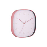 Karlsson - Wall Clock Grato Cuadrado - Roze - Øcm