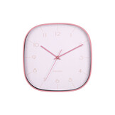 Karlsson - Wall Clock Grato Cuadrado - Roze - Øcm