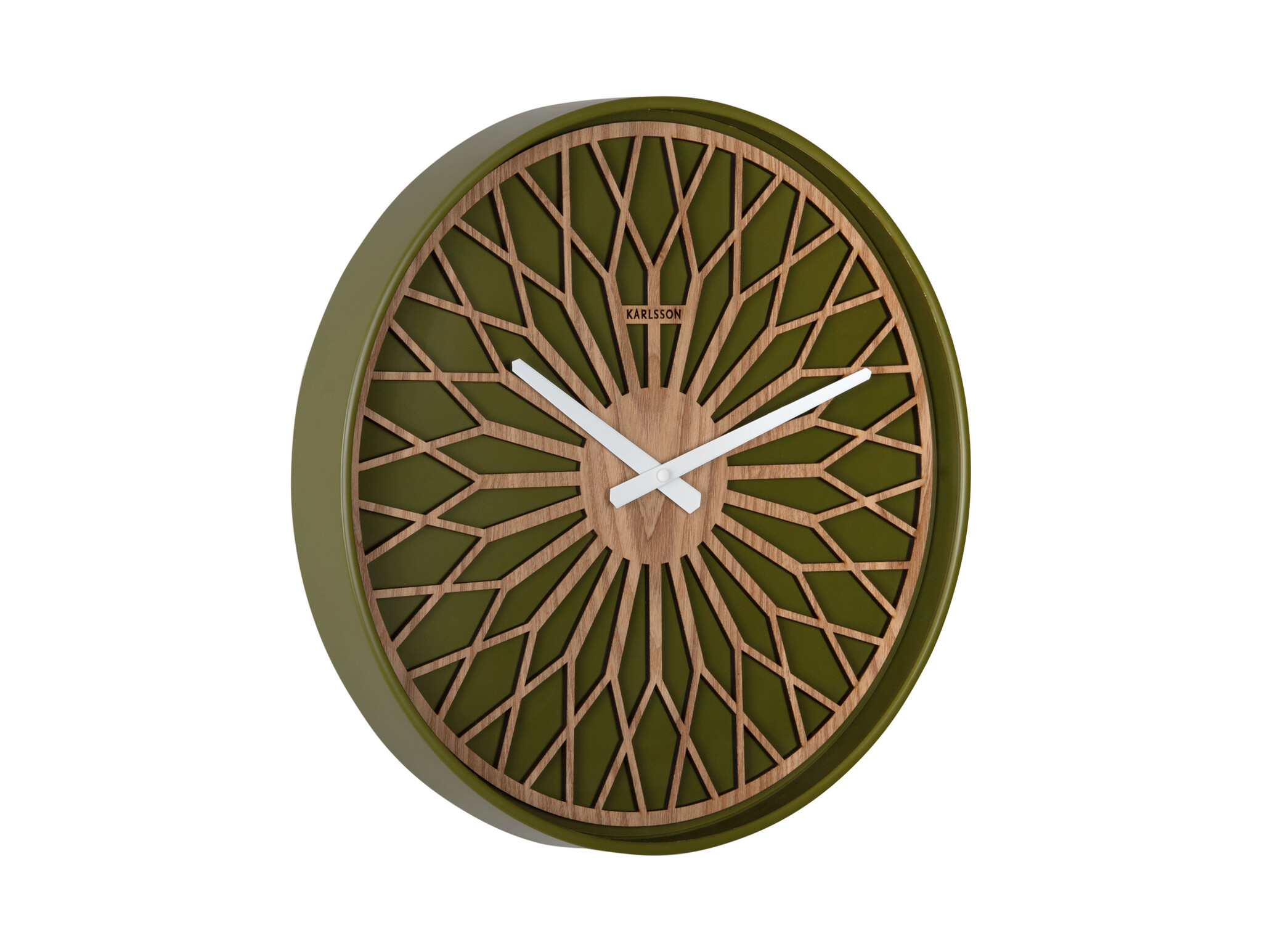 Karlsson - Wall Clock Girasol - Groen - Ø40,6cm