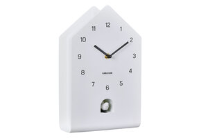 Karlsson - Wall Clock Fino Cuckoo - Wit - Øcm