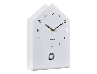 Karlsson - Wall Clock Fino Cuckoo - Wit - Øcm