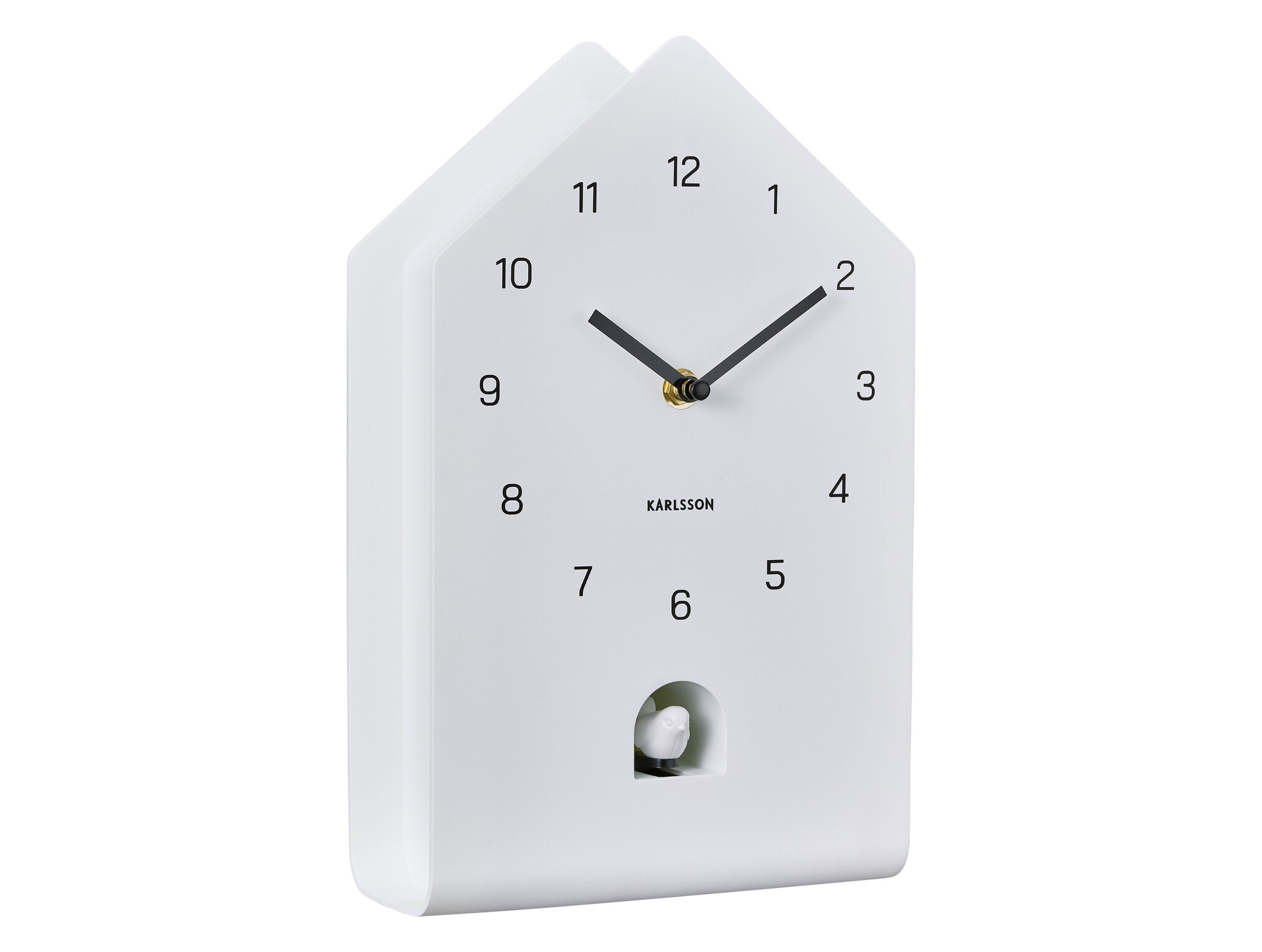Karlsson - Wall Clock Fino Cuckoo - Wit - Øcm