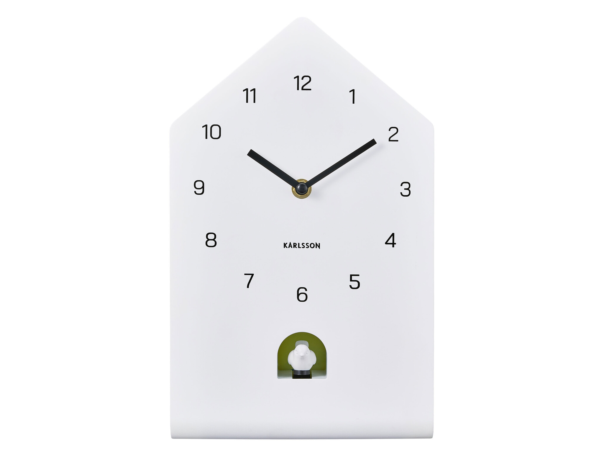Karlsson - Wall Clock Fino Cuckoo - Wit - Øcm