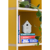 Karlsson - Geluidbox Modern Cuckoo - Wit - 12x12x11,5 cm