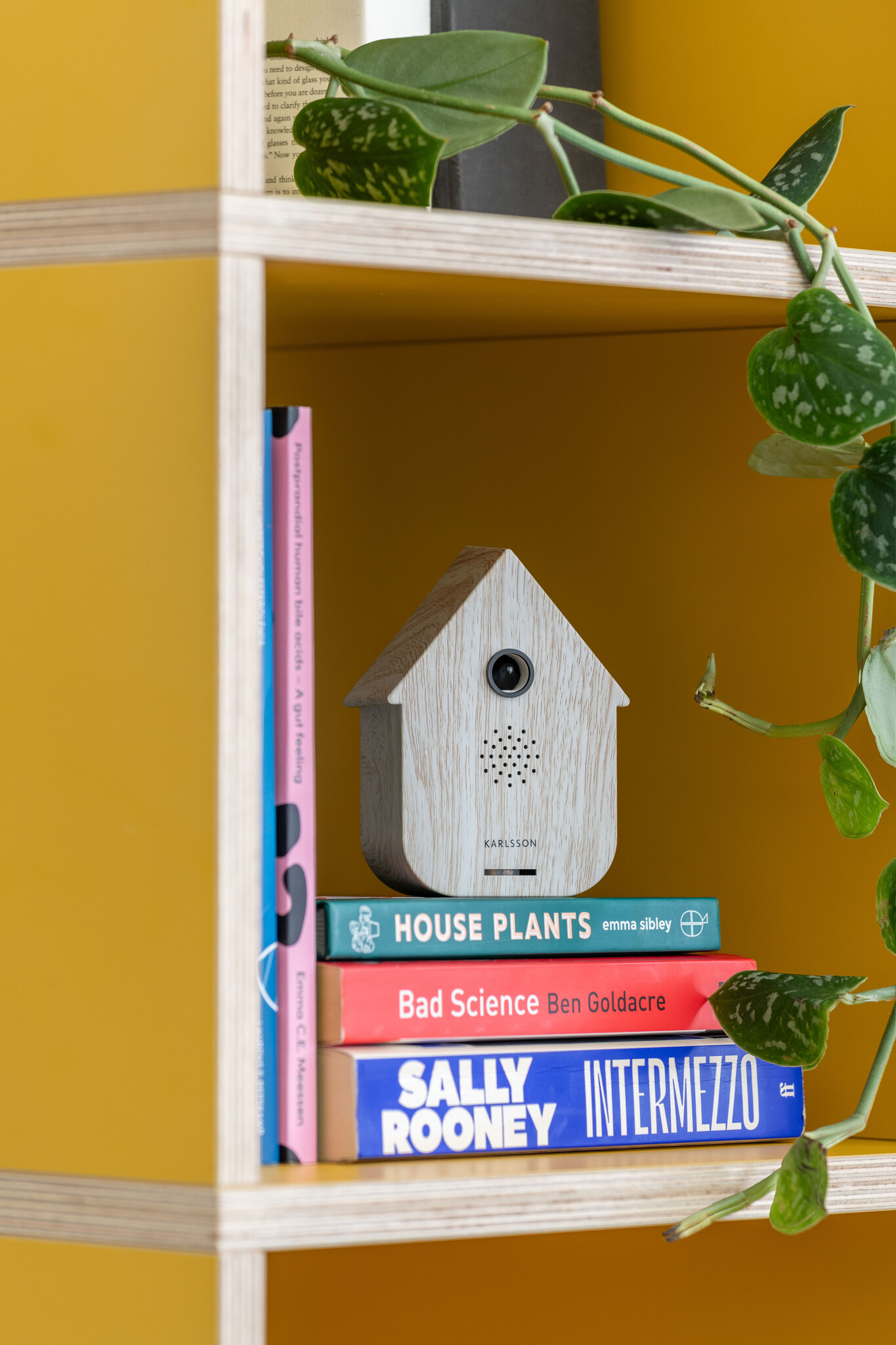 Karlsson - Geluidbox Modern Cuckoo - Wit - 12x12x11,5 cm