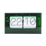 Karlsson - Tafelklok Boxed Flip - Groen - 20,7x20,7x11,7 cm