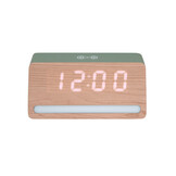 Karlsson - Wekker Retro w. Light LED - Groen - 10x16,5x7,5 cm