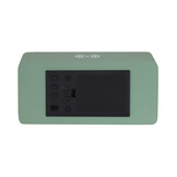 Karlsson - Wekker Retro w. Light LED - Groen - 10x16,5x7,5 cm