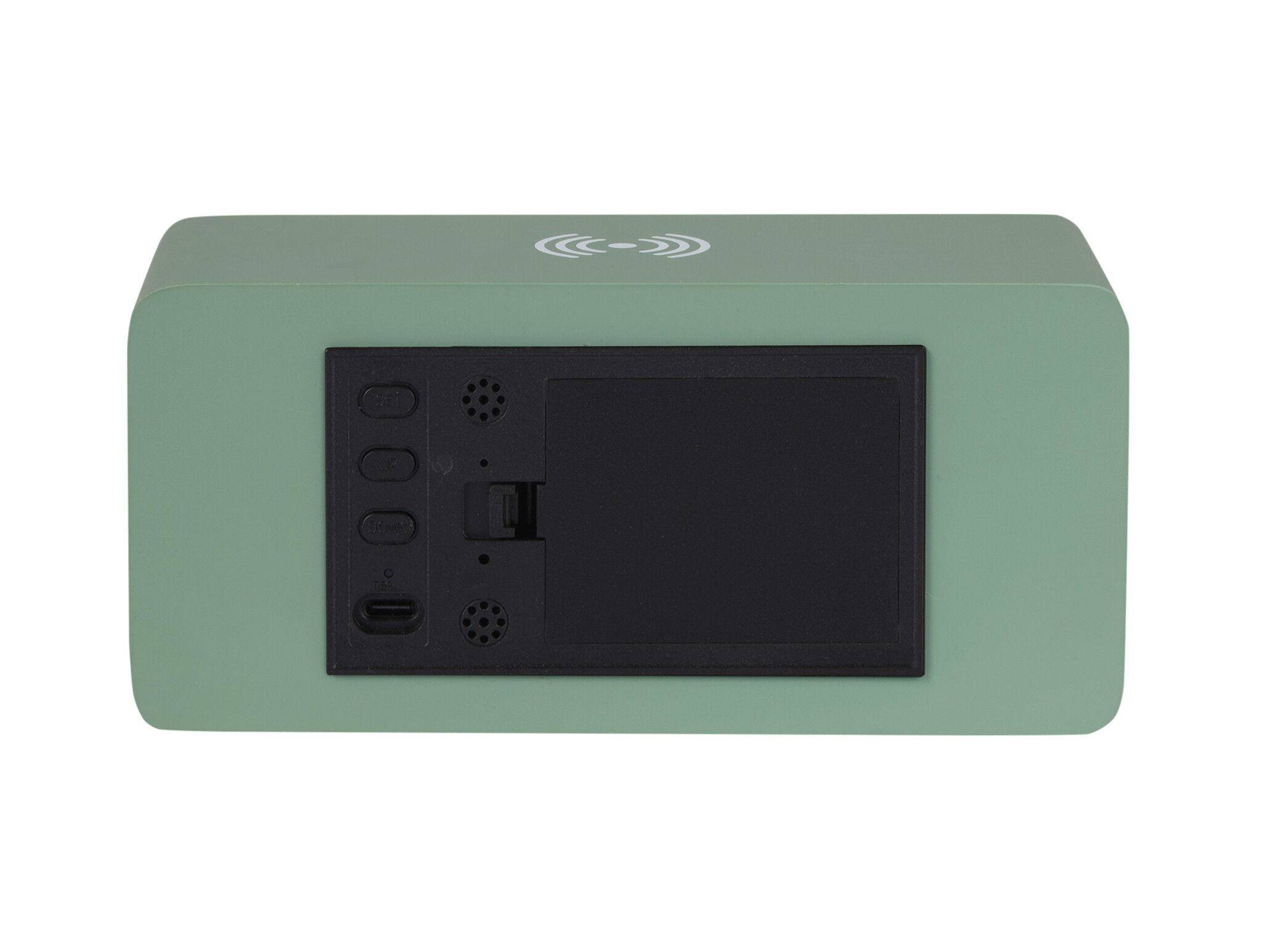 Karlsson - Wekker Retro w. Light LED - Groen - 10x16,5x7,5 cm