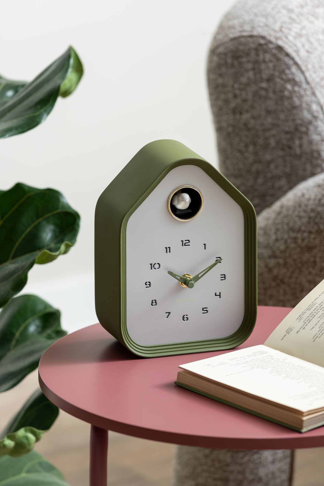 Karlsson - Wall/Table Clock Reina Cuckoo - Groen - Øcm