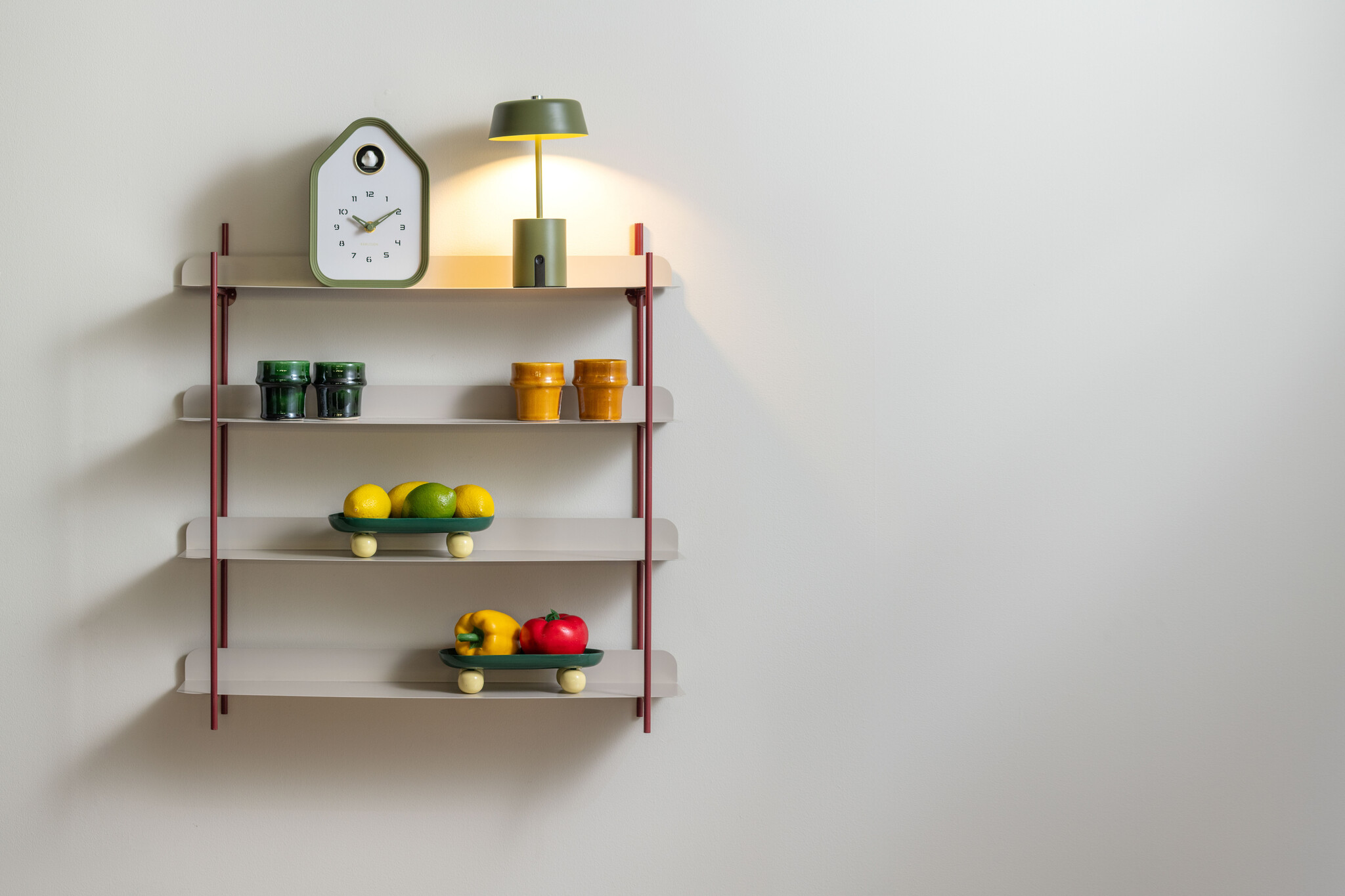 Karlsson - Wall/Table Clock Reina Cuckoo - Groen - Øcm