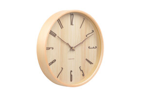 Karlsson - Wall Clock Rama - Bruin - Ø30cm