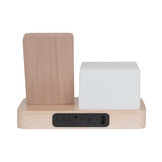 Karlsson - Wekker Retro w. Night Light LED - Bruin - 11,5x15,4x20 cm