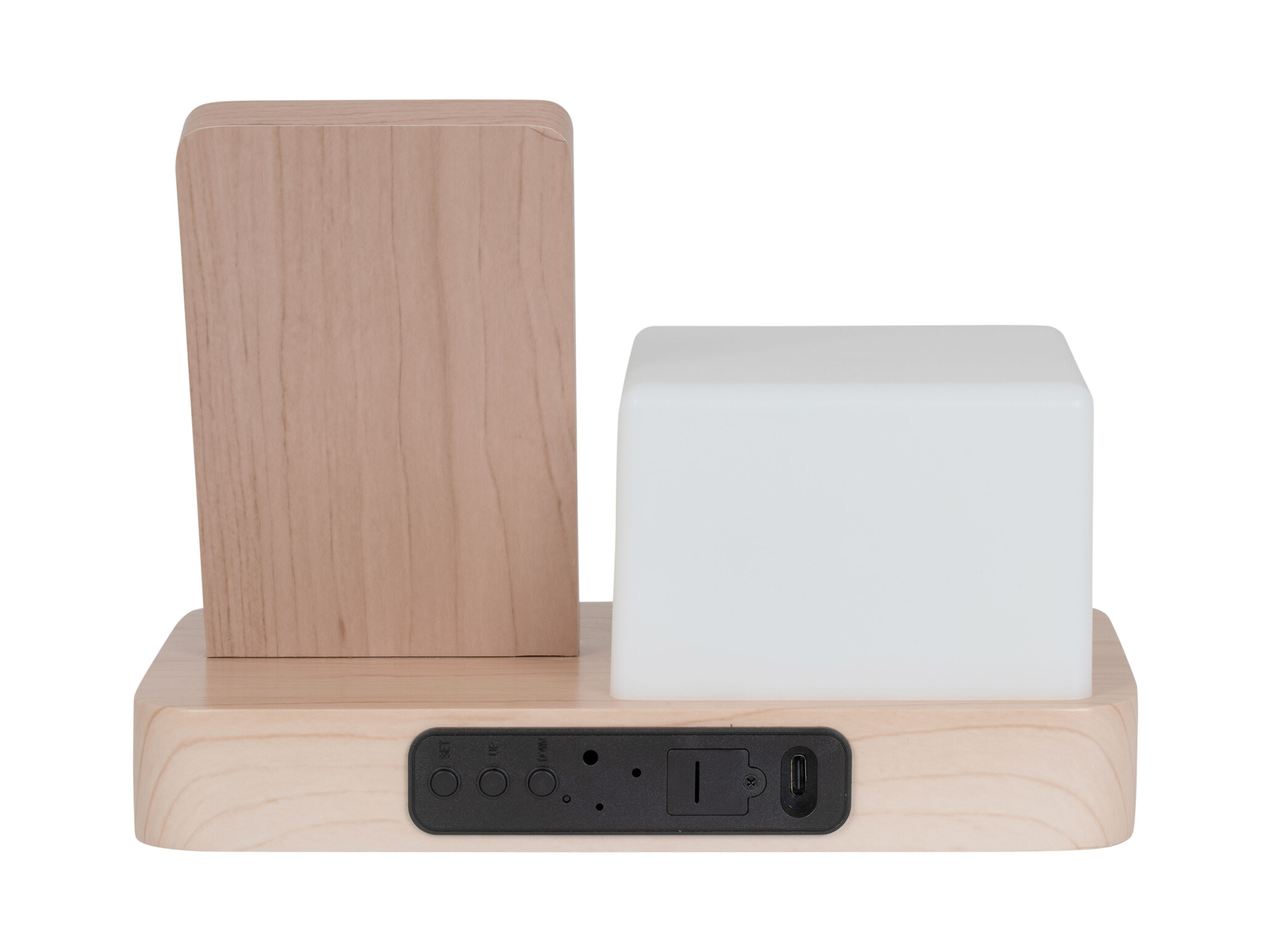 Karlsson - Wekker Retro w. Night Light LED - Bruin - 11,5x15,4x20 cm