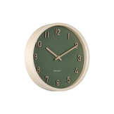 Karlsson - Wall Clock Nervadura Small - Groen - Ø22cm