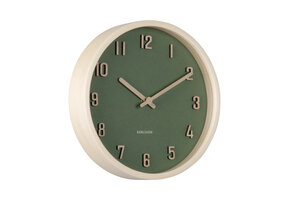 Karlsson - Wall Clock Nervadura Small - Groen - Ø22cm