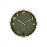 Karlsson - Wall Clock Nervadura Small - Groen - Ø22cm