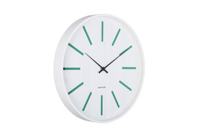 Karlsson - Wall Clock Arruga Retro - Wit - Ø40cm
