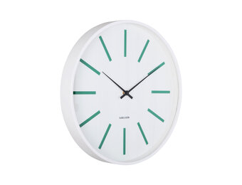 Karlsson - Wall Clock Arruga Retro - Wit - Ø40cm