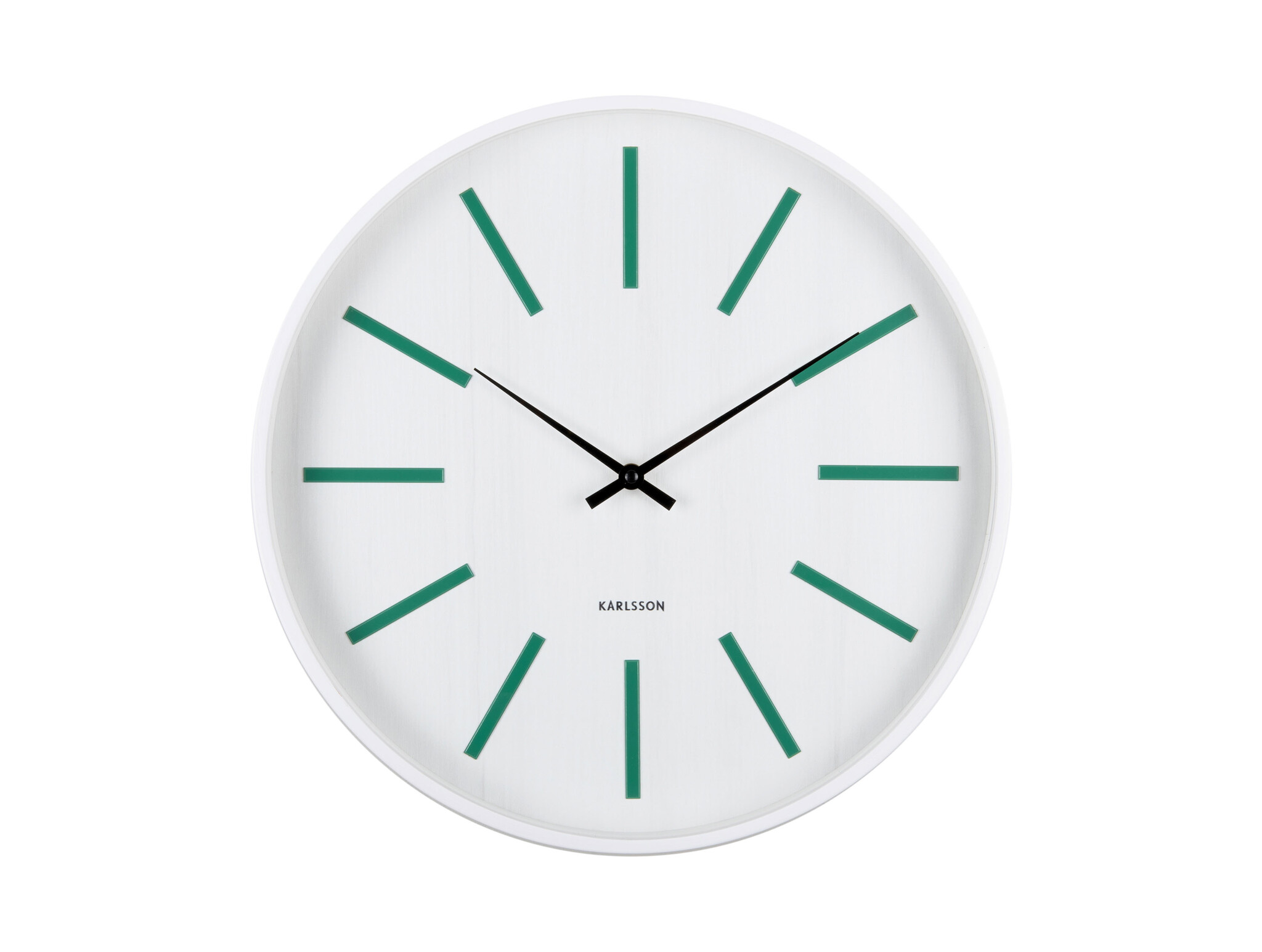 Karlsson - Wall Clock Arruga Retro - Wit - Ø40cm
