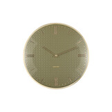 Karlsson - Wall Clock Riqueza - Groen - Ø35cm