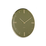 Karlsson - Wall Clock Riqueza - Groen - Ø35cm