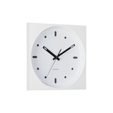 Karlsson - Wall Clock Incesante Square - Wit - Ø25cm