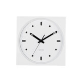 Karlsson - Wall Clock Incesante Square - Wit - Ø25cm