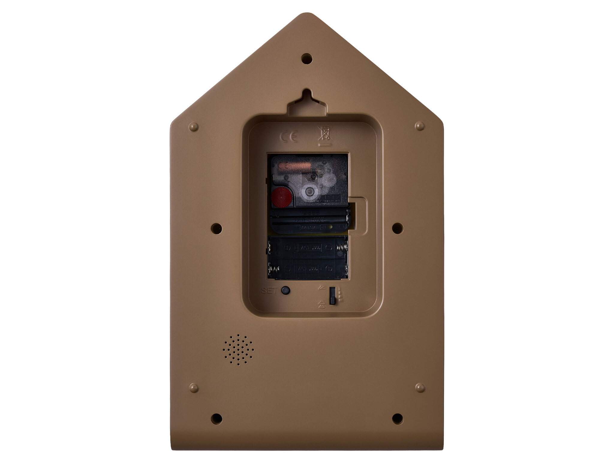 Karlsson - Wall Clock Fino Cuckoo - Bruin - Øcm