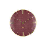 Karlsson - Wall Clock Riqueza - Rood - Ø35cm