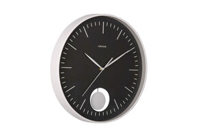 Karlsson - Wall Clock Grato Pendulum - Zwart - Ø40,6cm