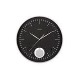 Karlsson - Wall Clock Grato Pendulum - Zwart - Ø40,6cm
